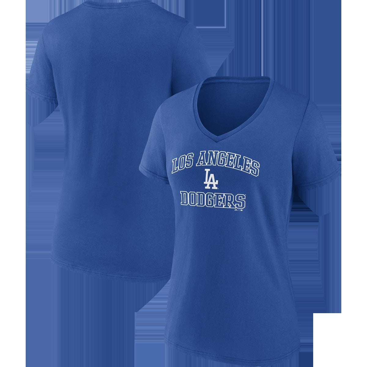 Women's Dodgers Cotton Heart and Soul Short Sleeve
