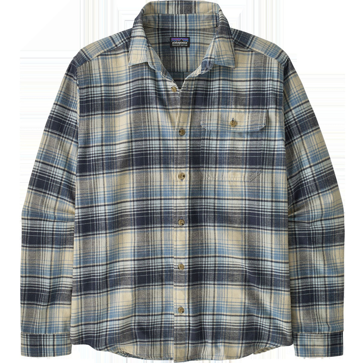 Men's Long-Sleeved Lightweight Fjord Flannel Shirt